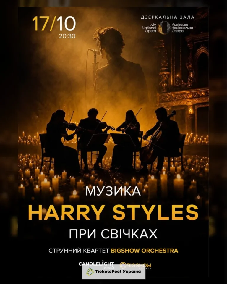 Музика Harry Styles при свічках