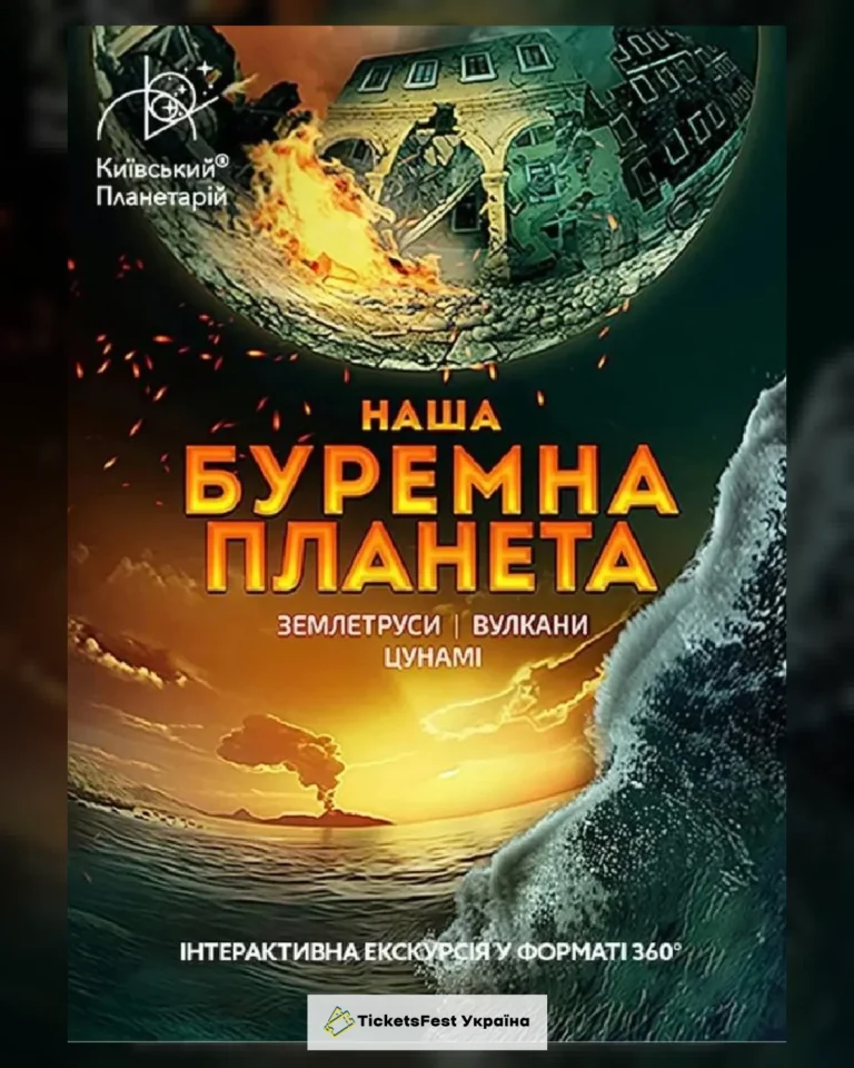 Інтерактивна Екскурсія Подорож сузір'ями (класична програма) + Буремна планета