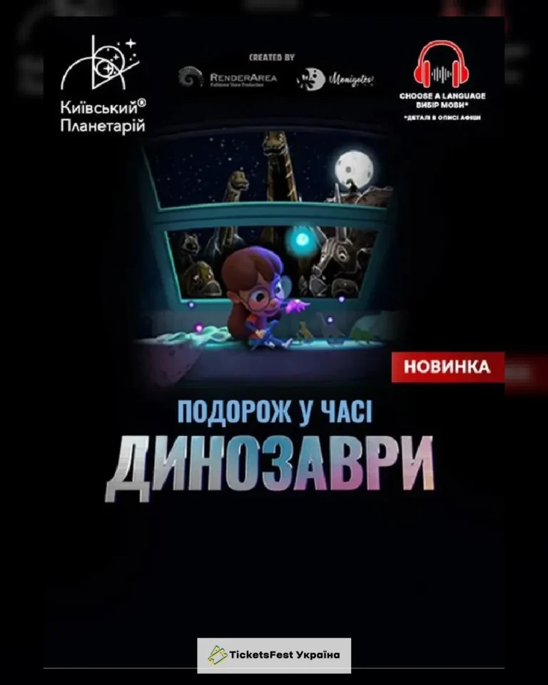 Інтерактивна Екскурсія Динозаври: подорож у часі + Космічна вікторина
