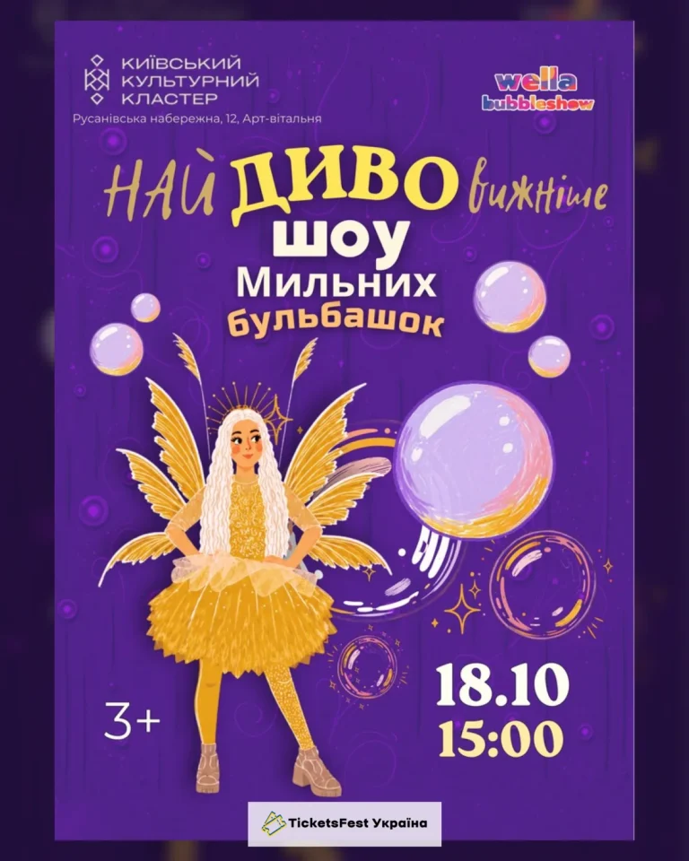 Найдивовижніше шоу мильних  бульбашок