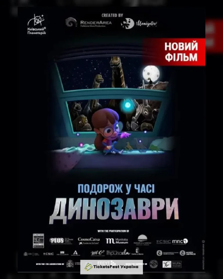 Інтерактивна Екскурсія Динозаври: подорож у часі + Космічна вікторина