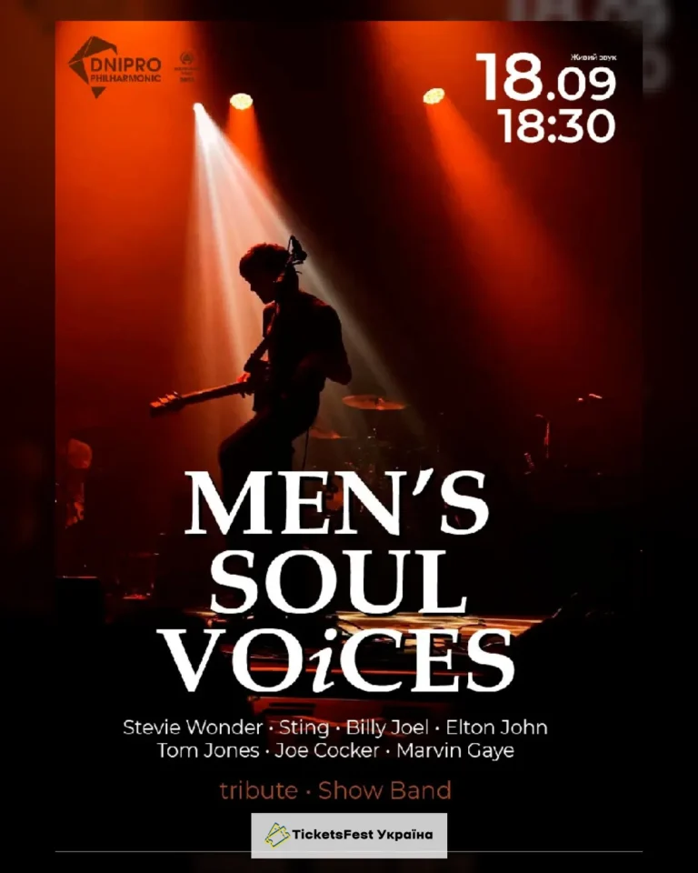 Men`s soul voices. Show band