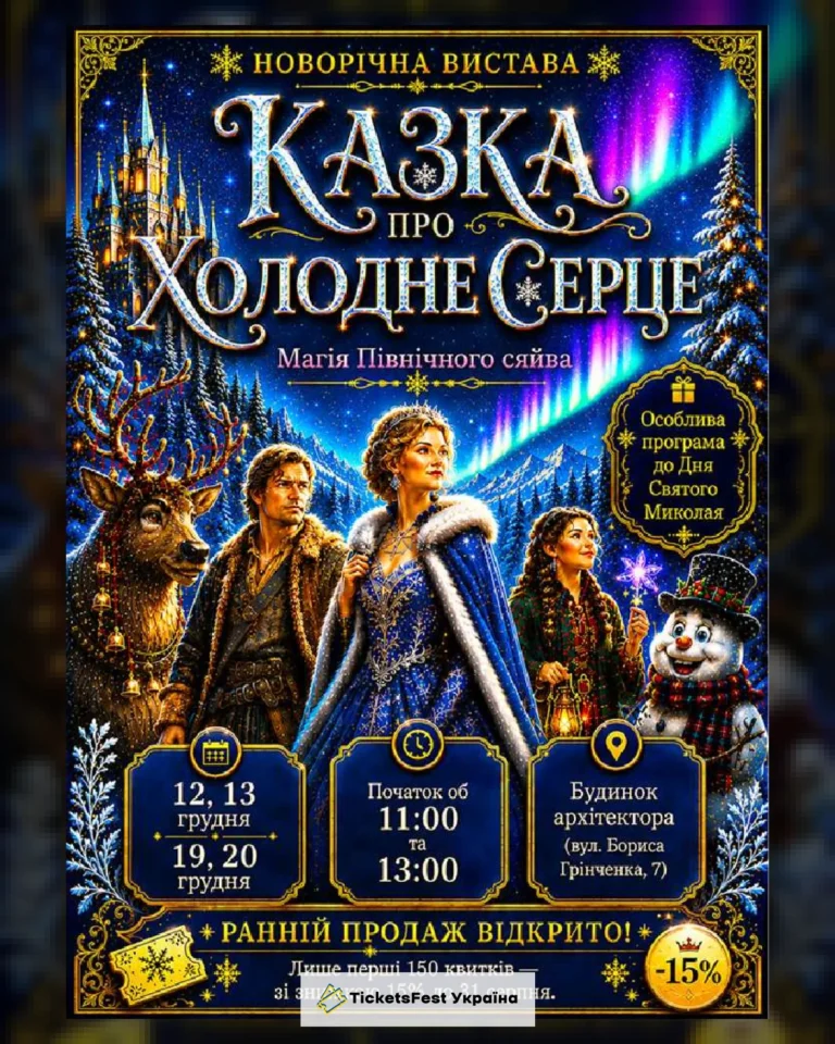 Новорічна вистава  «Казка про холодне серце»
