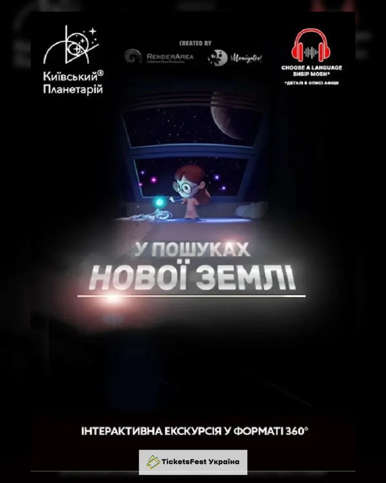 Інтерактивна Екскурсія У пошуках нової Землі +  Подорож сузір’ями (класична програма)